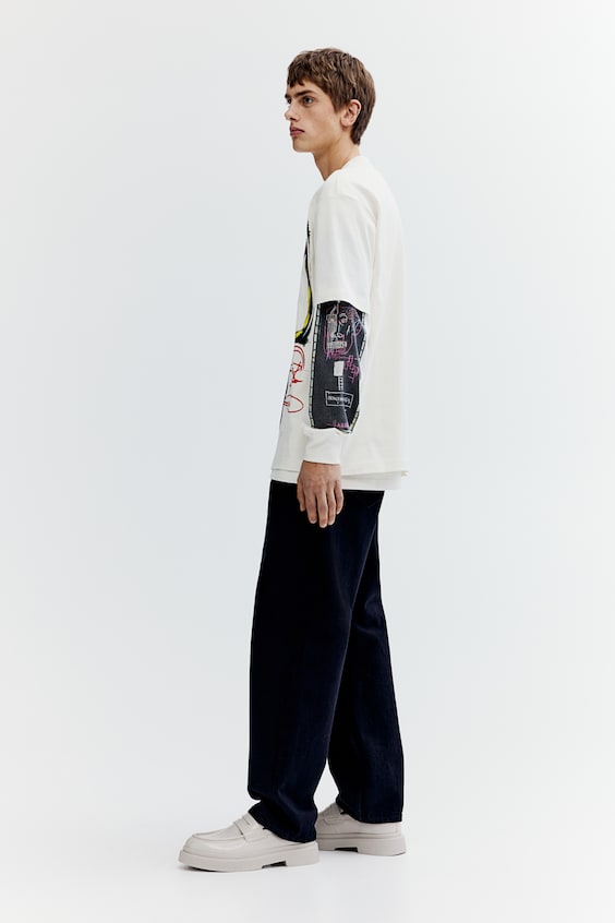HM Baumwoll-T-Shirt in Relaxed Fit Online