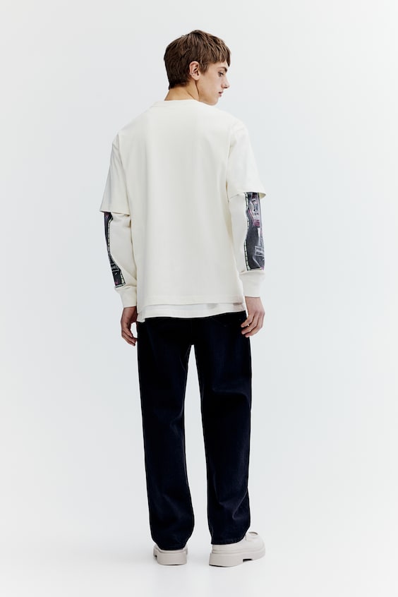 HM Baumwoll-T-Shirt in Relaxed Fit Online