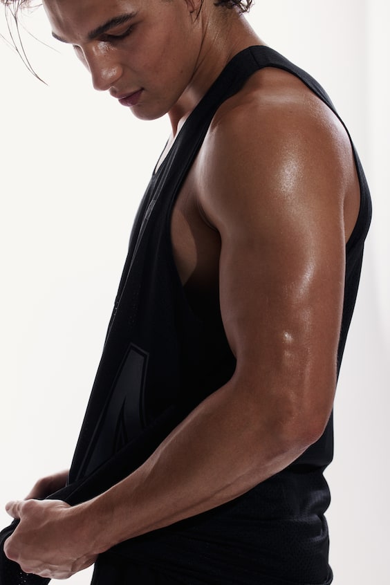 HM Oversized Fit Printed sports vest top in DryMove™ Hotsell