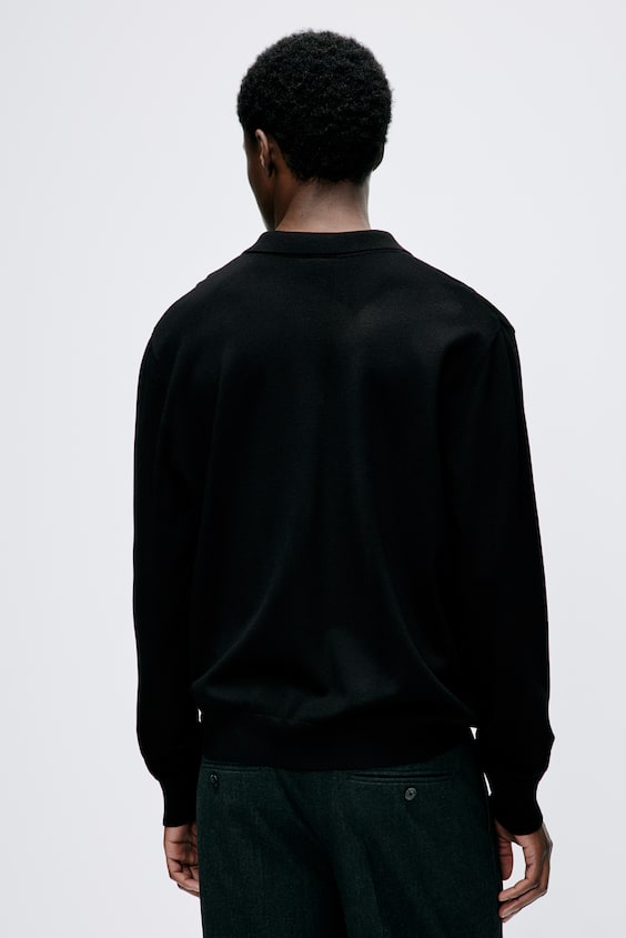 HM Feinstrick-Poloshirt in Slim Fit Fabrik Onlineshop