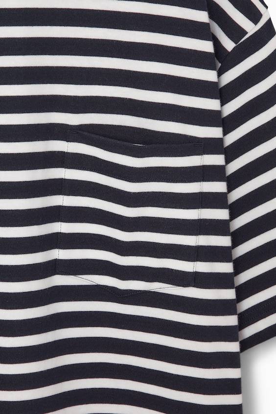 HM STRAPAZIERFÄHIGES T-SHIRT MIT STREIFEN Großer Ausverkauf