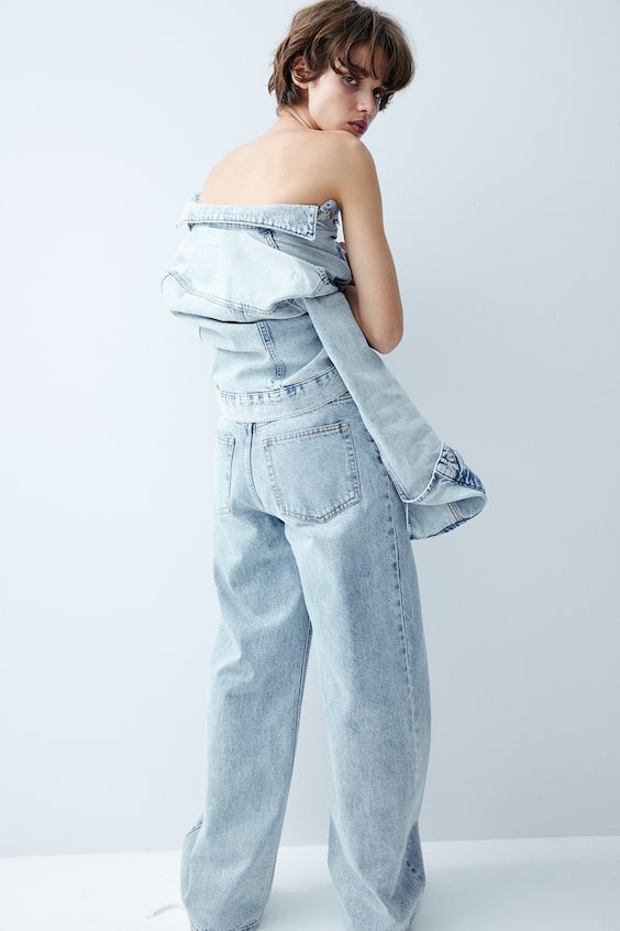 HM Weite Jeans Kostenlose Rückgabe