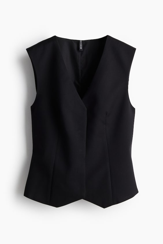 HM Anzugweste aus Twill Neueste Stile