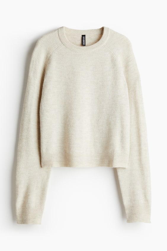 HM Kurzer Feinstrick-Pullover Bis zu 50% Rabatt