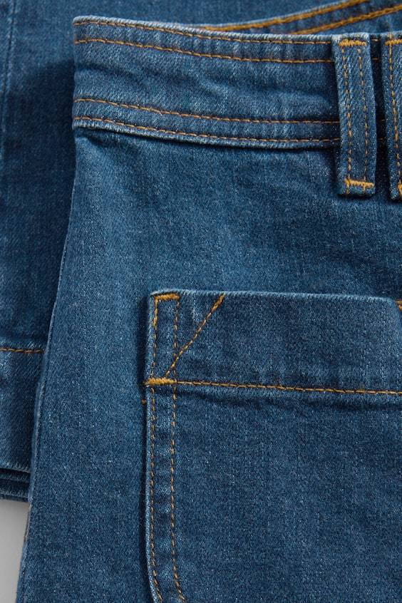 HM Bootcut-Jeans mit aufgesetzter Tasche Sonderangebot der Fabrik