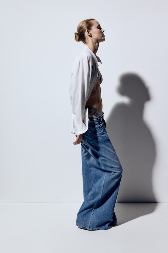 HM Baggy Wide Low Jeans Blitzverkäufe
