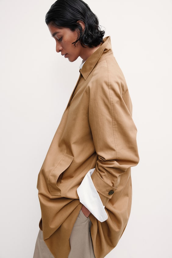 HM Car Coat aus Twill Limitierter Zeitrabatt