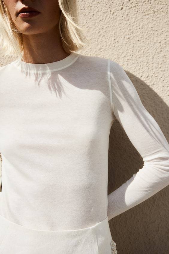 HM Jerseyshirt aus Pima-Baumwolle Weihnachtsangebot