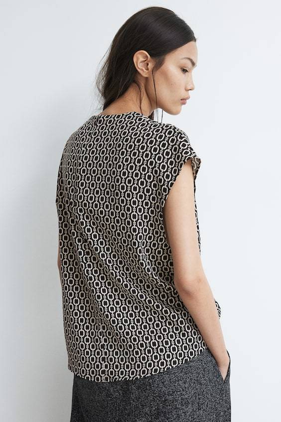 HM Draped blouse Lagerräumung