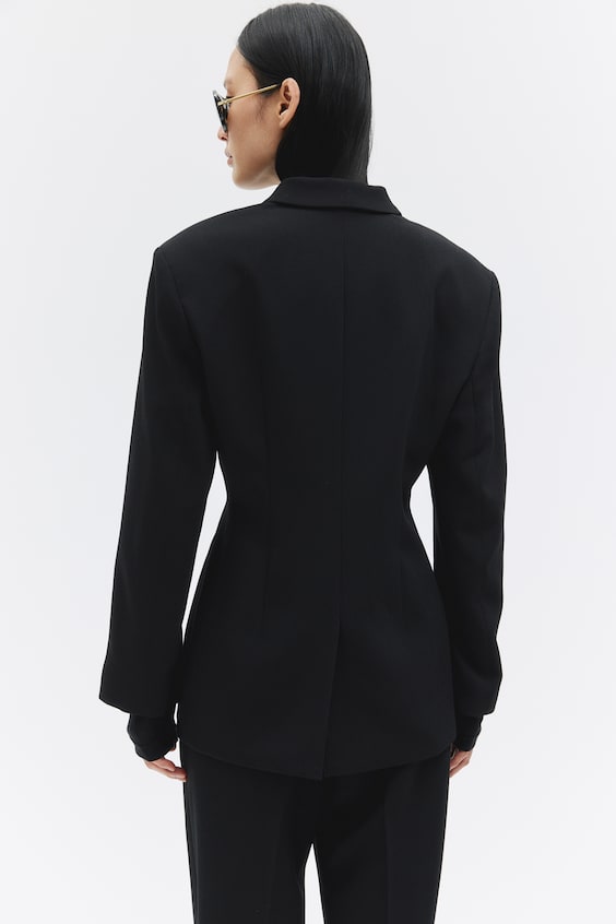 HM Zweireihiger Sanduhr-Blazer Exklusive Angebote