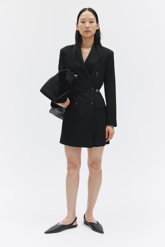 HM Blazerkleid mit Gürtel Blitzangebot