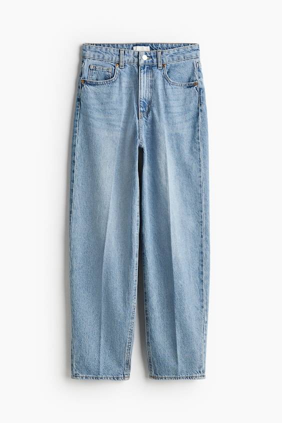 HM Schmal zulaufende Jeans Bügelfalten Tägliche Deals