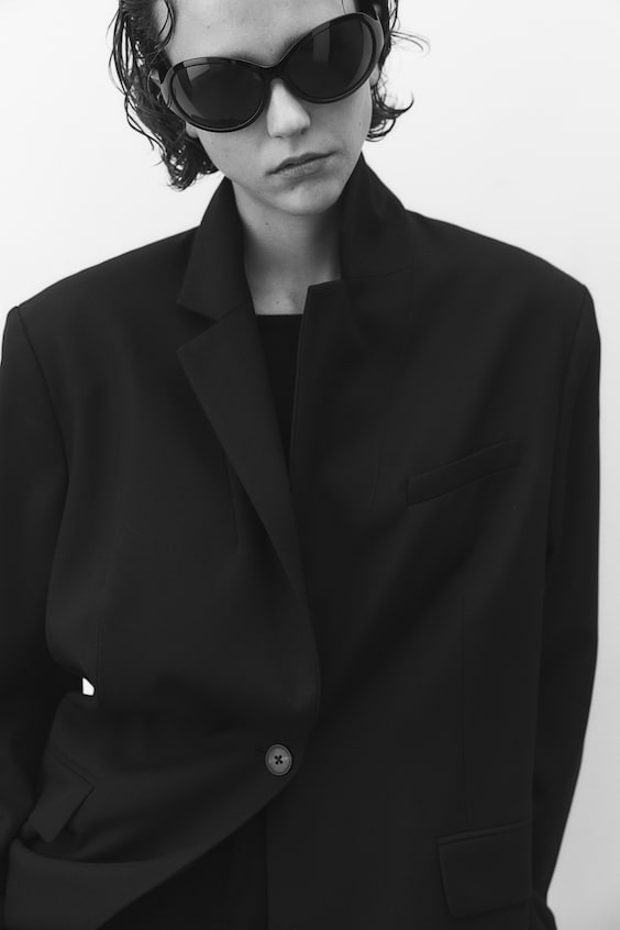 HM Blazer in Loose Fit Tiefpreis