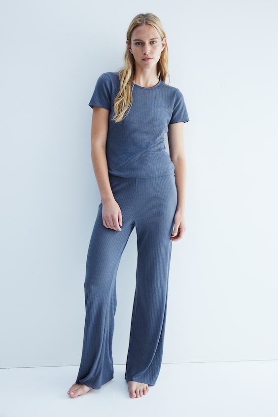 HM Gerippter Pyjama Super Sparpreis