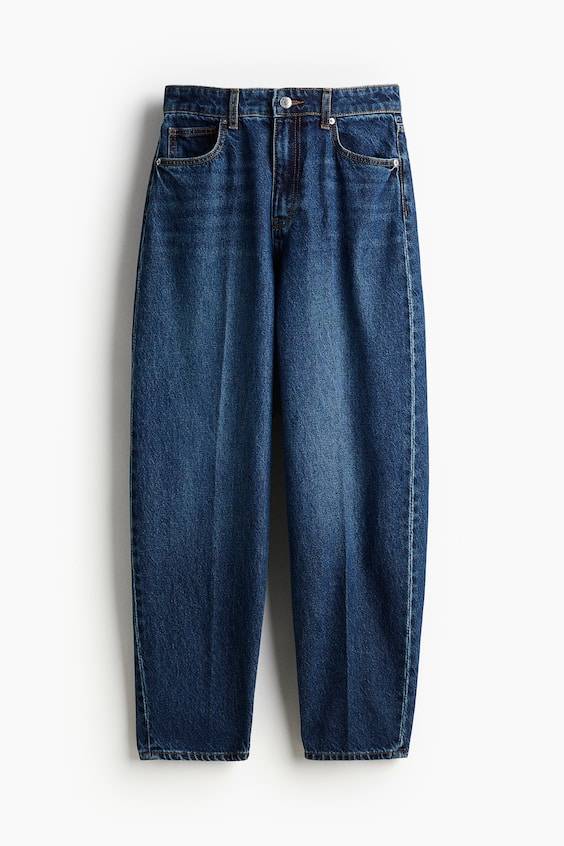 HM Schmal zulaufende Jeans Bügelfalten Kostenlose Rückgabe