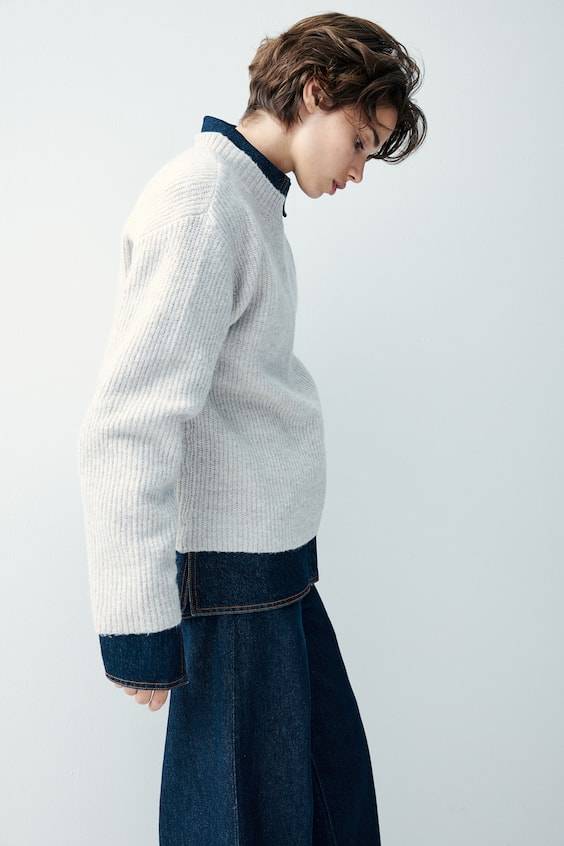HM Gerippter Pullover Letzte 3 Tage