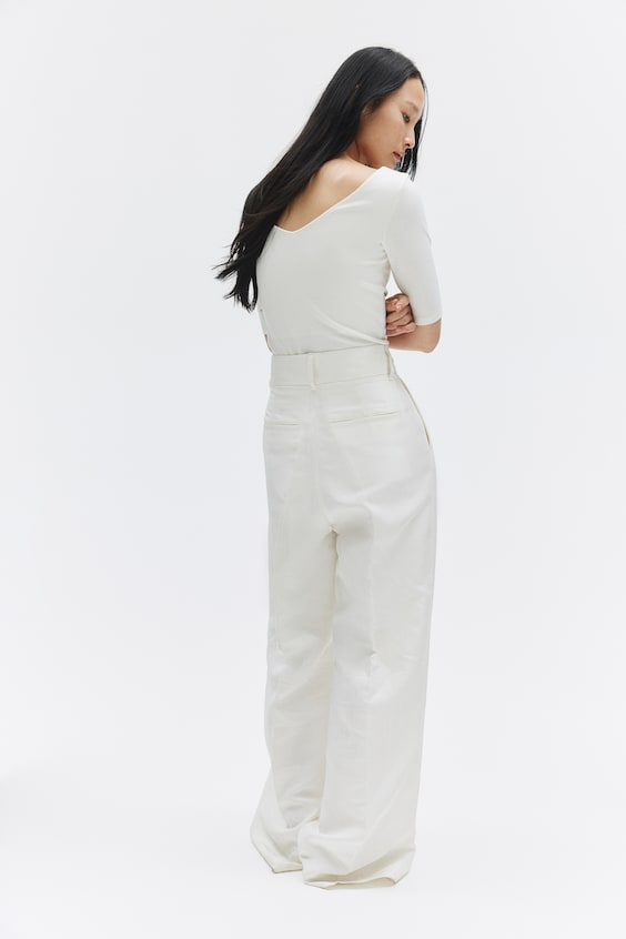HM V-neck jersey top Zeitbegrenzte Promotion
