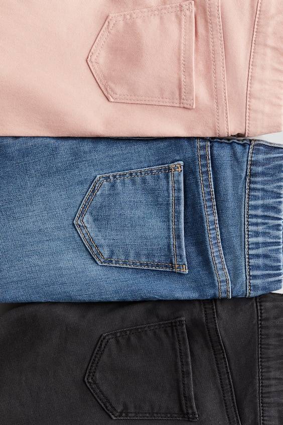 HM 3er-Pack Denimjeggings Bis zu 60% Rabatt