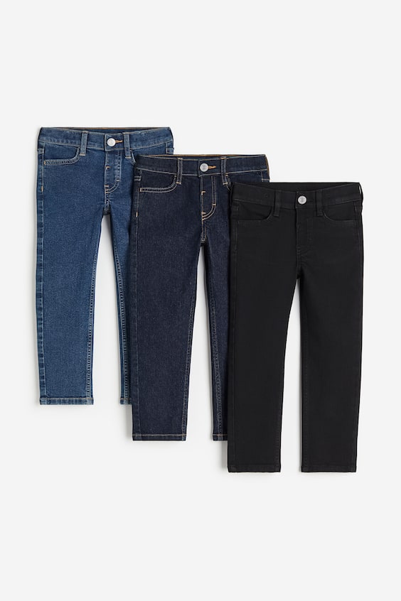 HM 3er-Pack Comfort Stretch Slim Fit Jeans Speichern exportieren
