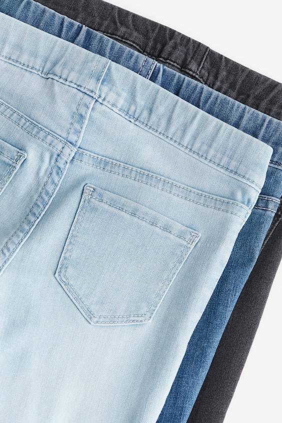 HM 3er-Pack Denimjeggings Saisonschlussverkauf