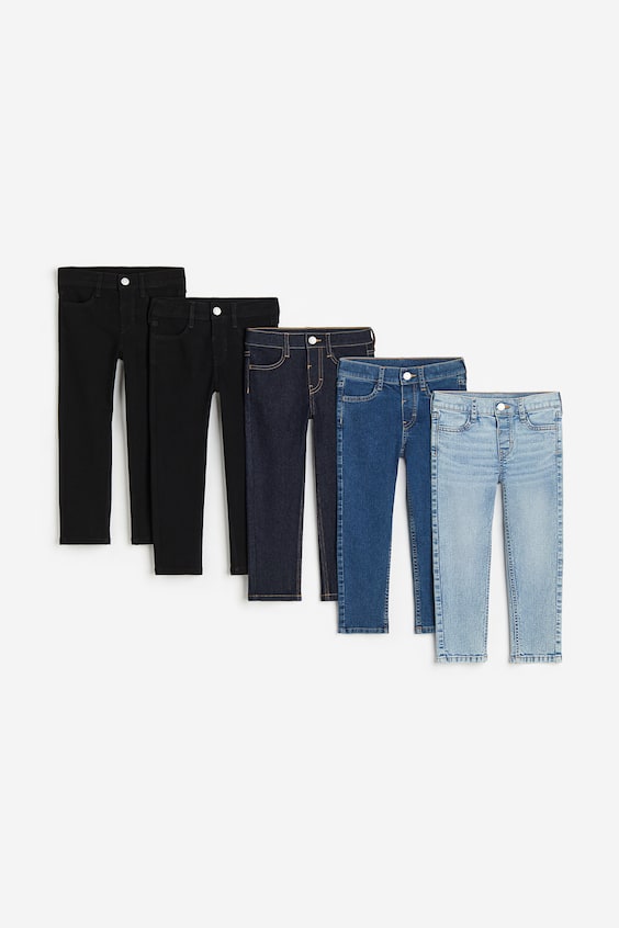 HM 5er-Pack Slim Fit Jeans Black Friday