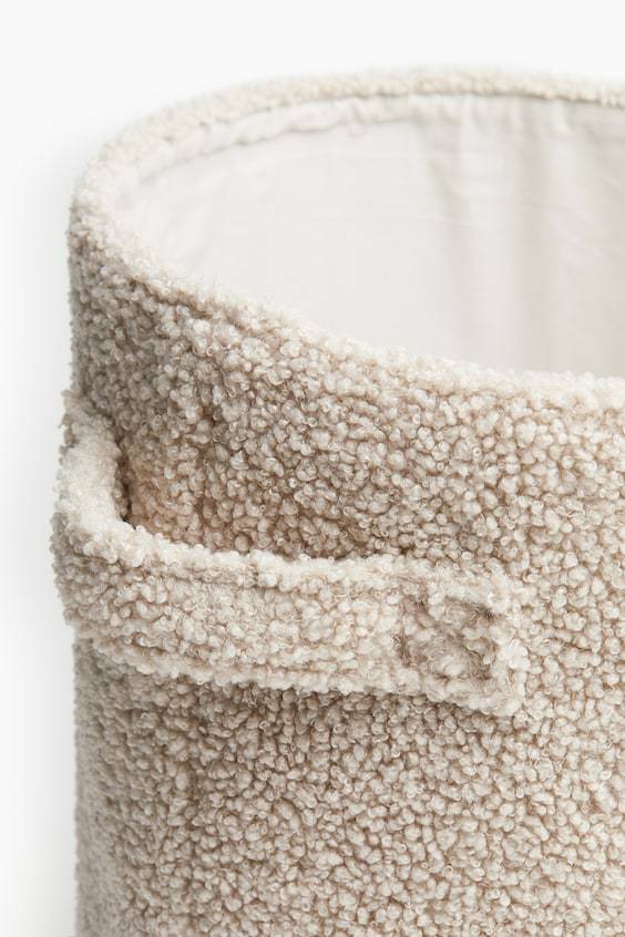 HM Aufbewahrungskorb aus Teddyfleece Letzter Tag