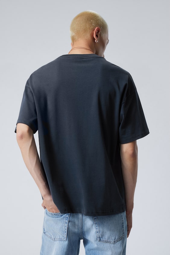 HM Bedrucktes kastiges T-Shirt Zeitbegrenzte Promotion