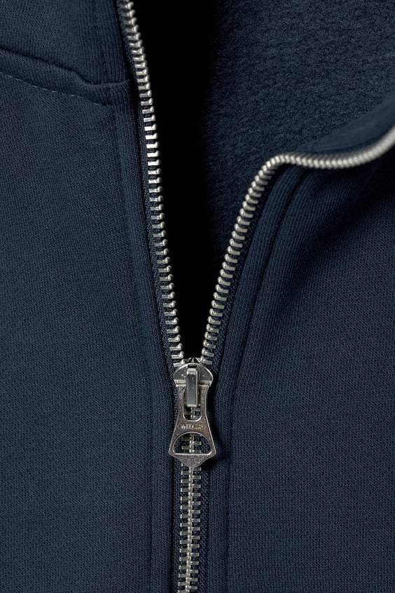 HM Lockerer, schwerer Pullover mit Teilreißverschluss Bis zu 50% Rabatt