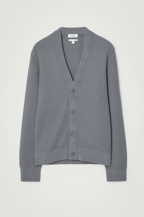 HM BAUMWOLL-STRICKJACKE MIT ACID-WASCHUNG Kostenloser Versand international