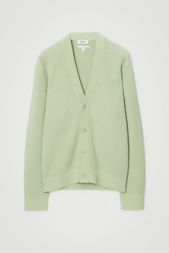 HM BAUMWOLL-STRICKJACKE MIT ACID-WASCHUNG Fabrikladen