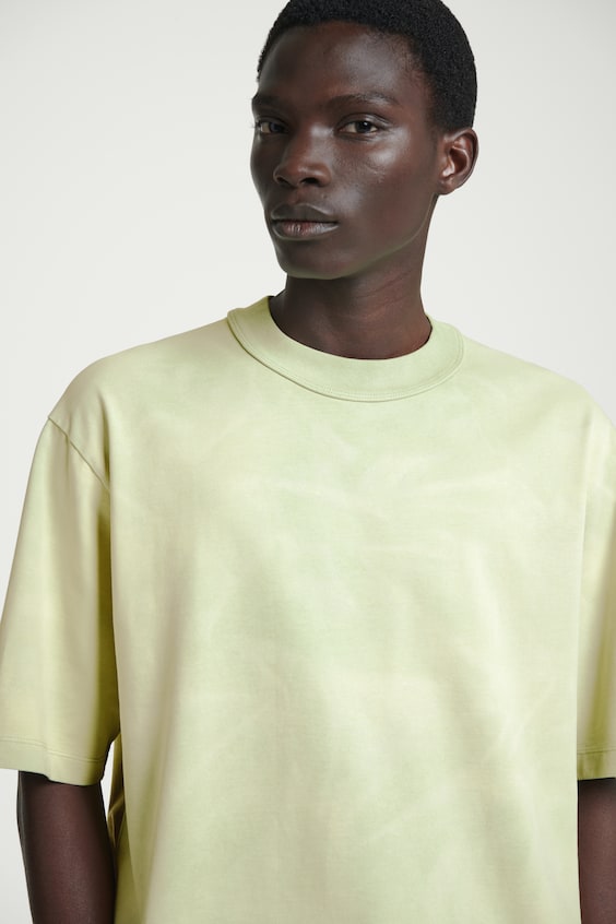 HM OVERSIZED-T-SHIRT MIT ACID-WASCHUNG Im Verkauf