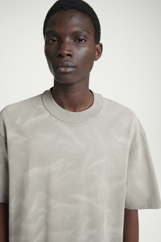 HM OVERSIZED-T-SHIRT MIT ACID-WASCHUNG zollfrei
