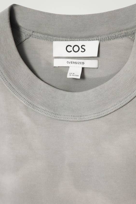 HM OVERSIZED-T-SHIRT MIT ACID-WASCHUNG zollfrei