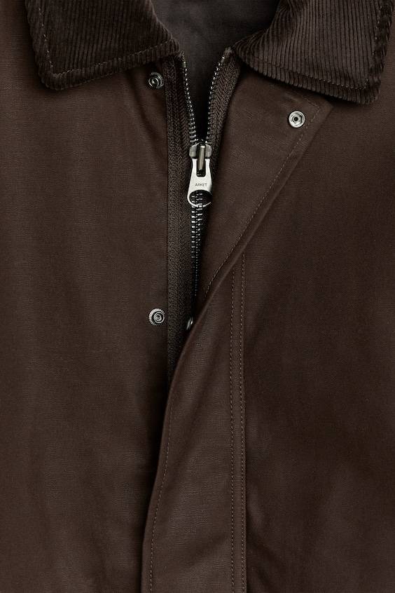HM Jacke aus gewachster Baumwolle Outlet