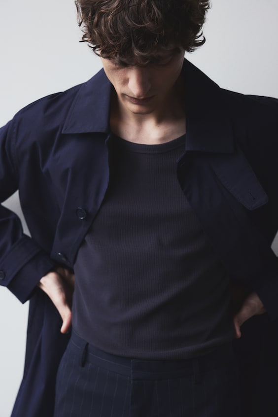 HM Geripptes Tanktop in Slim Fit Hotsell