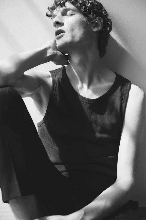 HM Geripptes Tanktop in Slim Fit Hotsell
