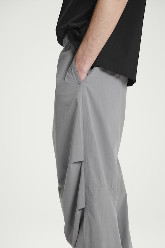 HM BAUMWOLLHOSE MIT WEITEM BEIN UND ELASTISCHEM BUND Fabrik Onlineshop