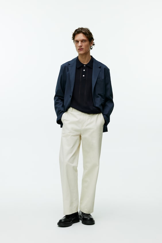 HM Poloshirt im Pointelle-Strick Zeitlich begrenztes Angebot