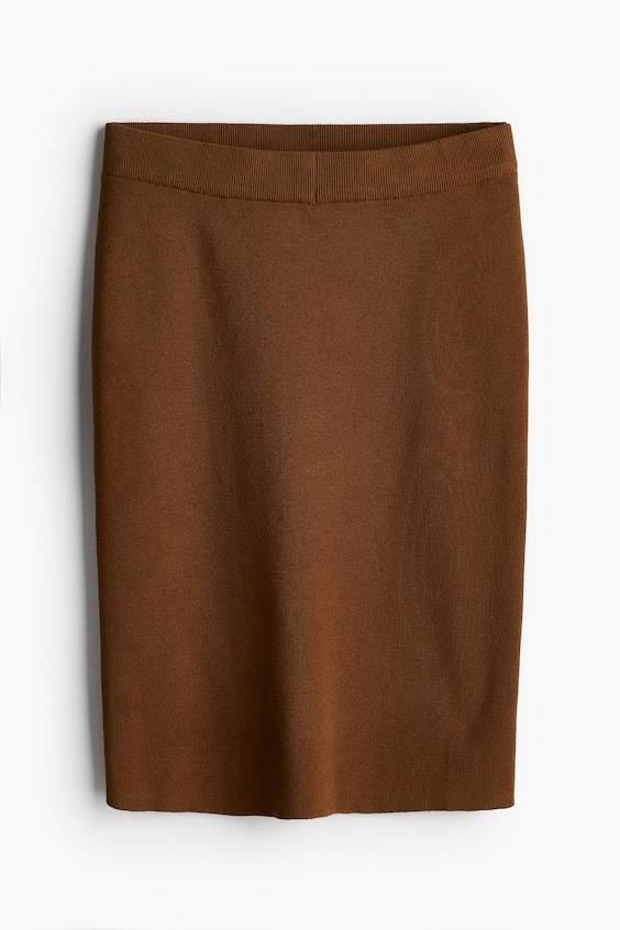 HM Rib-knit skirt Clearance-Verkauf