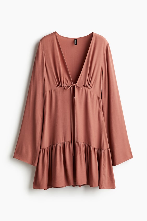 HM Kleid mit V-Ausschnitt zollfrei