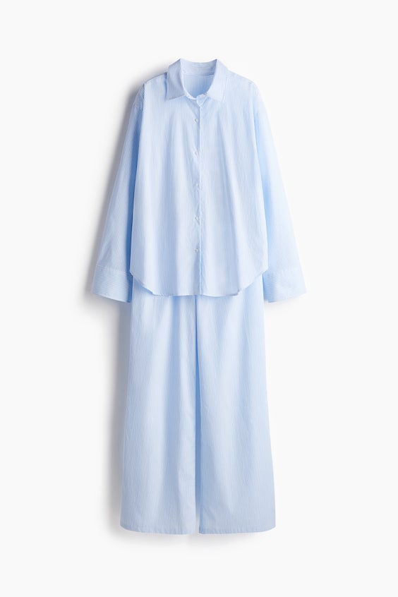 HM Pyjama aus Baumwollpopeline Rabatte dieses Monats