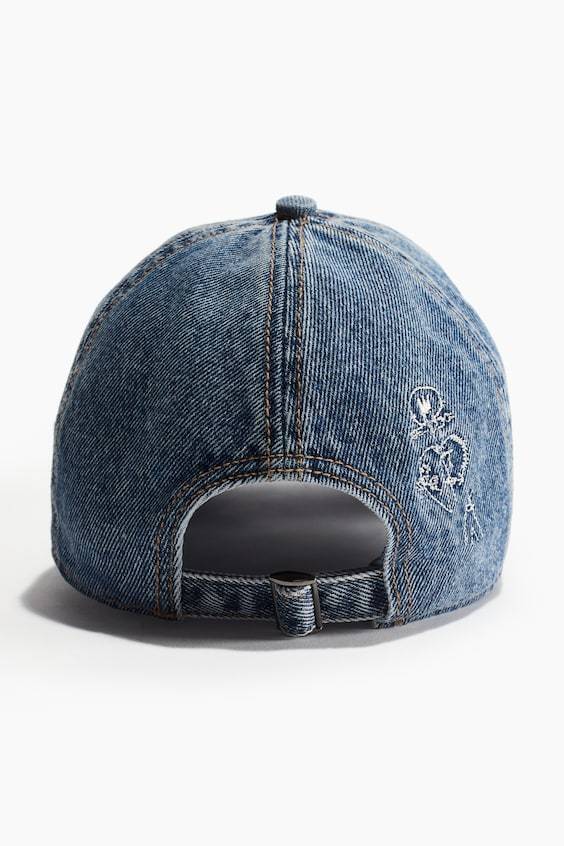 HM Cap aus Denim mit Motivstickerei Preisnachlass