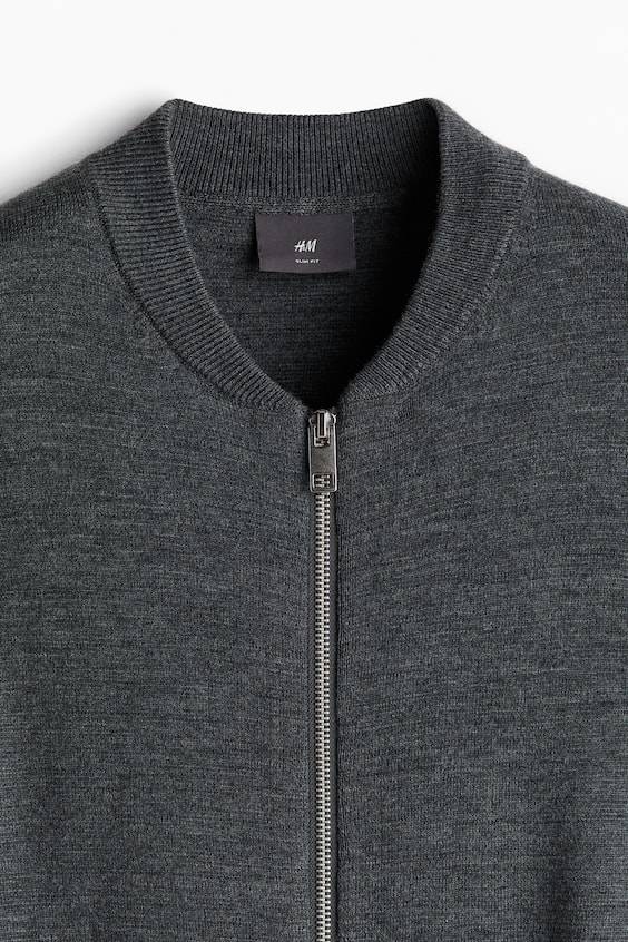 HM Feinstrick-Cardigan im Pilotenlook in Slim Fit Neueste Mode
