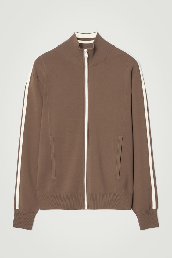 HM STRICK-TRAININGSJACKE MIT KONTRASTSTREIFEN Kauf eins, bekomm eins gratis