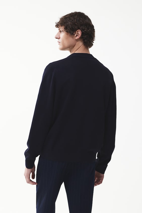 HM Feinstrick-Cardigan im Pilotenlook in Slim Fit Tägliche Deals