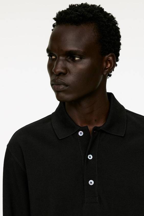 HM Pikee-Poloshirt Begrenzte Freigabe