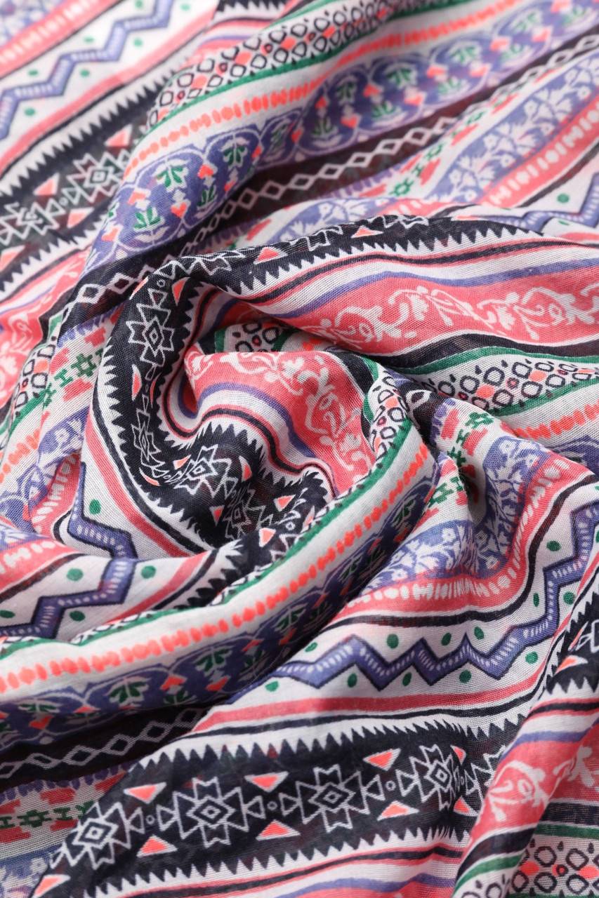 Carou s.Oliver Print-Bluse mit Batwing-Ärmeln Kauf eins, bekomm eins gratis