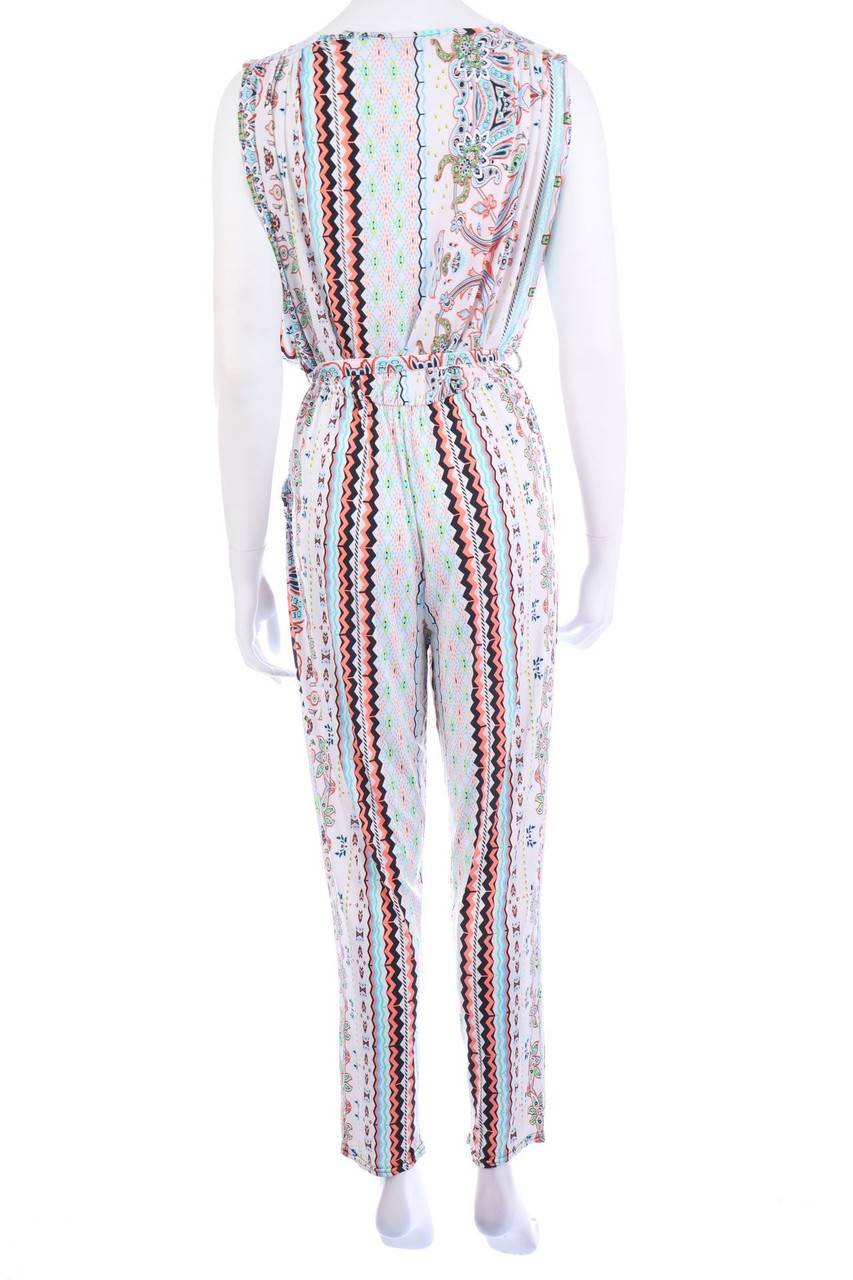 Carou SECONDHAND Jumpsuit mit Print Tiefpreis
