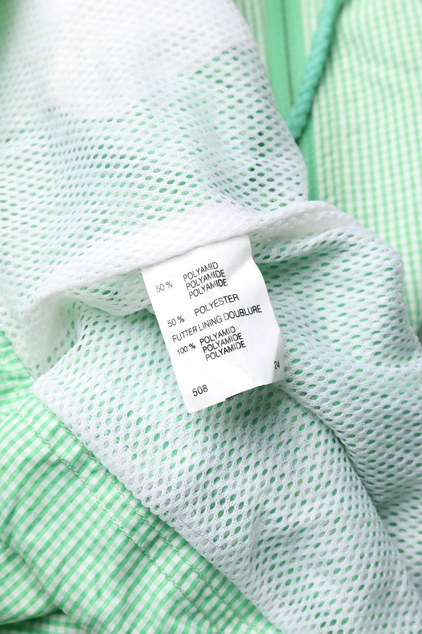 Carou mäser Karo-Regen-Jacke mit Logo-Stickerei Begrenzte Freigabe