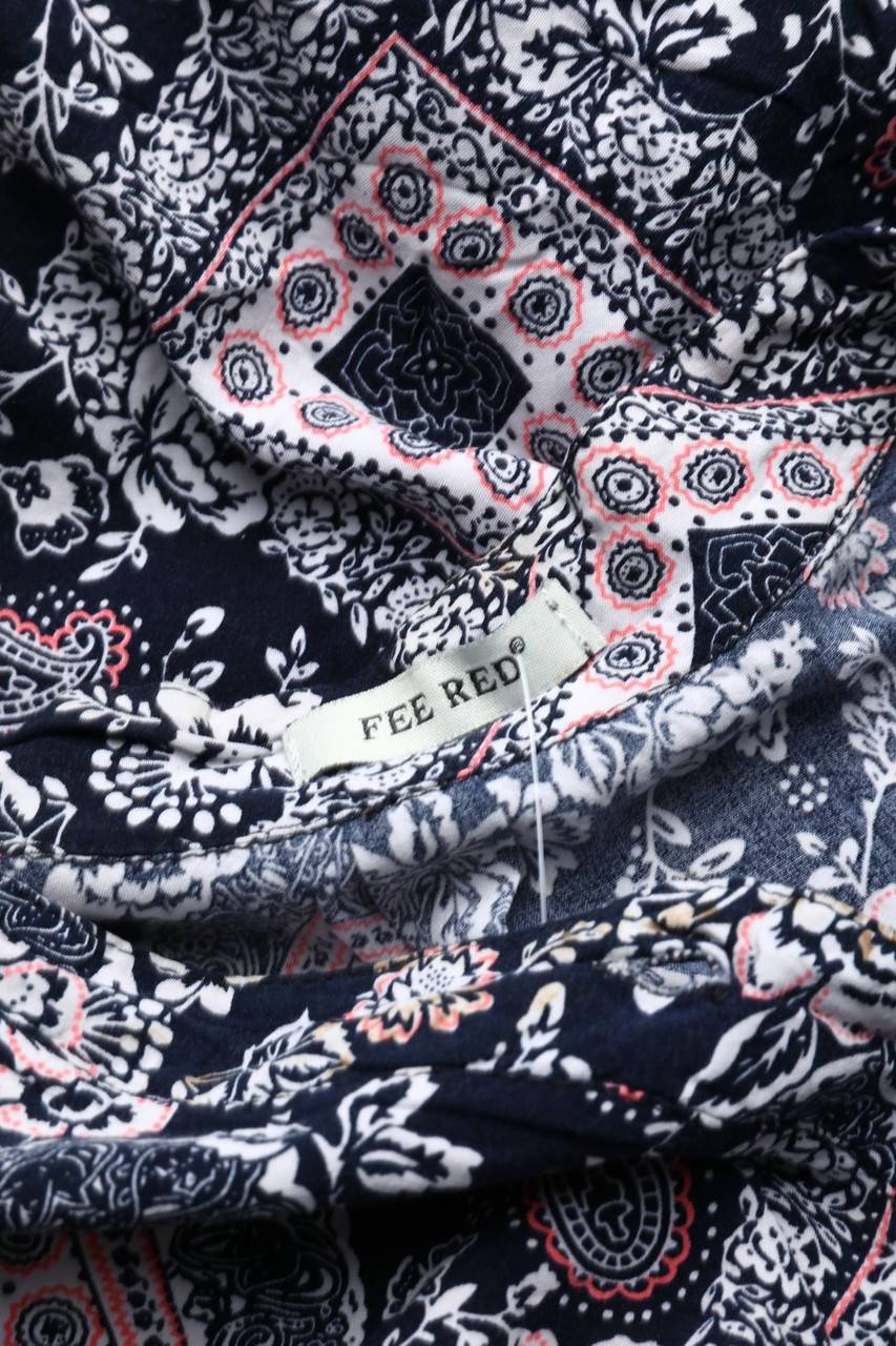 Carou FEE RED Paris Maxi-Kleid mit Blumen-Print Bis zu 60% Rabatt
